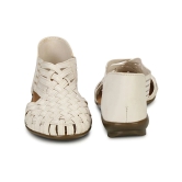 Commander Shoes White Womens Casual Ballerinas - None