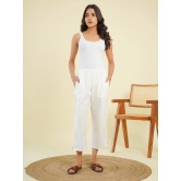 Ankle Length Pant White-S