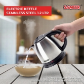 Sameer Electric Kettle 1.2L Electric Kettle (1.2 L, Metal Grey)