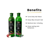 Fruit Vinegar Hair Color Shampoo  Natural Hair Color Dye for Black Hair-1000ml