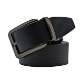 Loopa Black Leather Formal Belt - 44