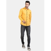 Life Roads - Yellow Cotton Slim Fit Men's Casual Shirt ( Pack of 1 ) - None