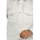 Arshia Fashions White Cotton Blend Boys ( Pack of 1 ) - None