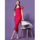 Sheetal associates - Pink Polyester Blend Women''s Bodycon Dress ( Pack of 1 ) - None