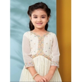 Aarika Cream Georgette Girls Kurta and Sharara Set ( Pack of 1 ) - None