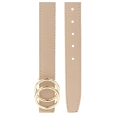 Loopa Beige PU Casual Belt - None