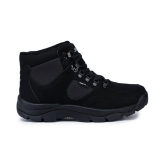 Liberty High Ankle Black Safety Shoes - 9