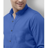 Springberry - Blue Cotton Slim Fit Mens Casual Shirt ( Pack of 1 ) - None