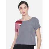 ALL WAYS YOU Polyester Regular Tops - Grey Single - L