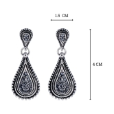 SILVER SHINE Oxidised silver Party Wear Dangle Earring For Women Girl - Silver