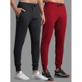 JILZ Multicolor Polyester Mens Joggers ( Pack of 2 ) - None