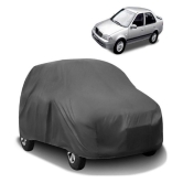 HOMETALES - Grey Car Body Cover For Maruti Esteem Without Mirror Pocket (Pack Of1)