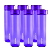 PearlPet - Purple Water Bottle ( Pack of 6 ) - Purple