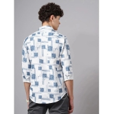 Paul Street Polyester Slim Fit Printed Full Sleeves Mens Casual Shirt - Blue ( Pack of 1 ) - None