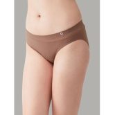 C9 Airwear Brown Nylon Solid Womens Bikini ( Pack of 3 ) - None