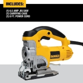 Dewalt 701W Jigsaw, 0-3100spm, 26mm Stroke Length, 2.6Kgs  (DW331K-B1)