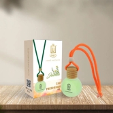 Aroma - Car Air Freshener | Car Accessories | Long Lasting Good Smell Essential Oils Bottle with Wooden Lid (15ml) (Jasmine)