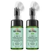 Man Arden Brush with Neem Foaming Face Wash 120 mL Pack Of 2