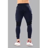 Fuaark - Navy Nylon Mens Sports Joggers ( Pack of 1 ) - None