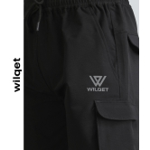 Mens Cargo Shorts-Black / XL