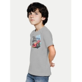 Radprix Grey Cotton Blend Boys T-Shirt ( Pack of 1 ) - None