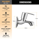 Rica Bib Tap Brass Faucet- by Ruhe®