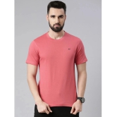 Force NXT - Pink 100% Cotton Regular Fit Mens T-Shirt ( Pack of 1 ) - None