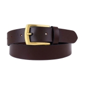 Loopa - Brown 100% Leather Mens Formal Belt ( Pack of 1 ) - None