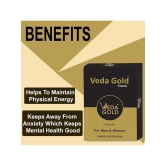 Veda Gold Capsules | 2x Stamina & Strength | Ayurvedic Supplements For Men & Women For Strength, Power, Energy & Stamina | Increases Vitality, Vigor & Counters Weakness, 20 Capsules