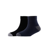 Men Pack Of 2 Cotton Ankle Length Socks