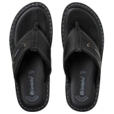 Inblu Black Mens Thong Flip Flop - None