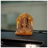 Artarium Car Dashboard Resin Khatu Shyam Idol Home Decor Item Khatu Shyam Murti Statue for Gift (Pack-1) Height 3.93 inch