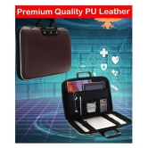 Da Tasche Brown P.U. Office Bag