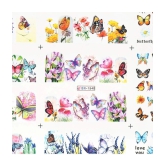 RTB 3D Nail Art Sticker 12 Pcs Stickers Assorted Design 12 g