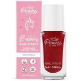 Princess By RENEE Bubbles Nail Paint Red Riddle, Nail Paint for Pre-teens Girls, 5ml