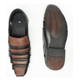 IndiForce Black Leather Sandals - 9