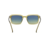 Blue Geometric Sunglasses for Men