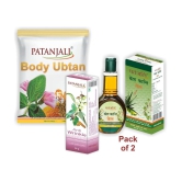 Patanjali Anti Wrinkle Cream+Body Ubtan+Kesh Kanti Hair Oil Combo