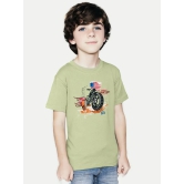 Radprix Green Cotton Blend Boys T-Shirt ( Pack of 1 ) - None