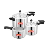 LEORON 2L, 3 L,5 L Aluminium InnerLid Pressure Cooker With Induction Base