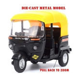 FRATELLI Die Cast Metal Bajaj Auto, Pack Of 1 -Multicolor - Multi-Color