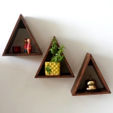 Triangular Wal Shelf (Set of 3)