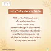 1868 by Tata Tea Assam Orthodox Tea Bags, Premium Black Tea with Malty Taste and Flavour, 15 Tea Bags