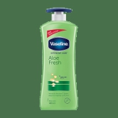 Vaseline Intensive Care Aloe Fresh Body Lotion - For Healthy Soft Skin, + Vaseline Jelly, Instantly Absorbs 5 Layers Deep, 400 Ml