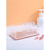 6-Compartment Clear Acrylic Makeup Organizer