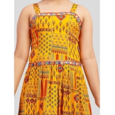 Aarika Yellow Polyester Girls Kurta and Sharara Set ( Pack of 1 ) - None