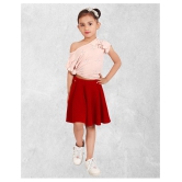 Addyvero - Red Cotton Blend Girls Skater ( ) - None