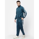 KZALCON - Teal Cotton Blend Regular Fit Mens Tracksuit ( Pack of 1 ) - XL