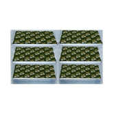 E-Retailer Set of 6 PVC Table Mats - Green