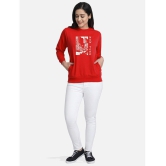 CHOZI Fleece Women''s Non Hooded Sweatshirt ( Red ) - None